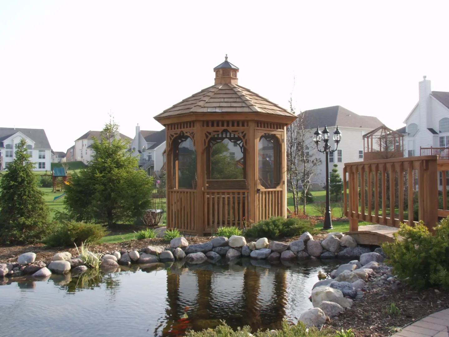 Asian-Inspired Gazebo Schaumburg IL | Woodridge Deck & Gazebo Co.
