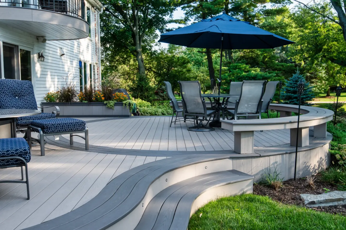 PVC Decking Installation And Foundation Work